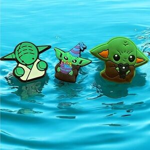 Shoe Charms- Grogu 3 piece Set NWOT